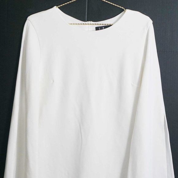 Lulu's Saved by the Belle White Bell Sleeve Bodycon Dress XL - Picture 3 of 5